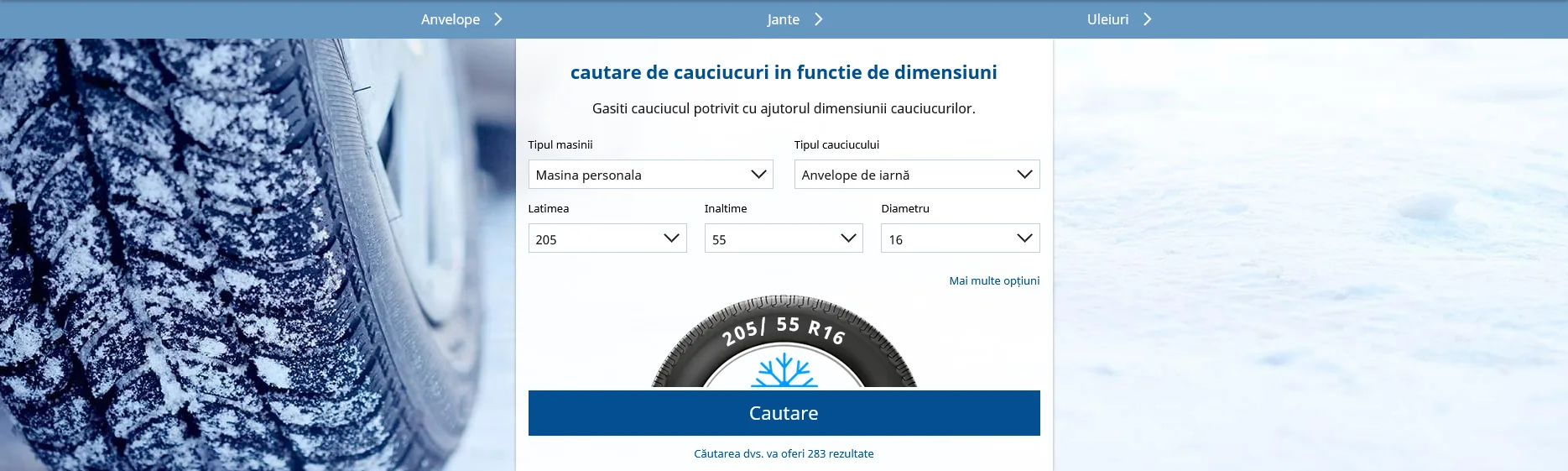 Euro-cauciucuri — Smart Tire Shopping in Romania (Powered by TyresNET)