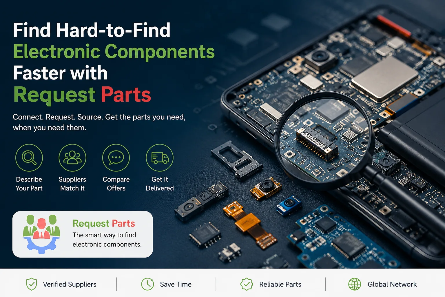How Request Parts Helps You Quickly Find Hard-to-Find Electronic Components
